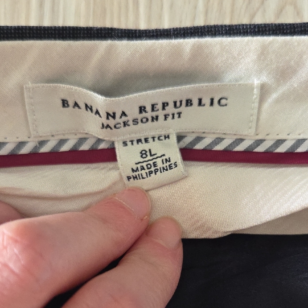 Banana Republic Jackson Fit Stretch Dark Grey Dress Pants – Women’s 8L - Picture 6 of 15